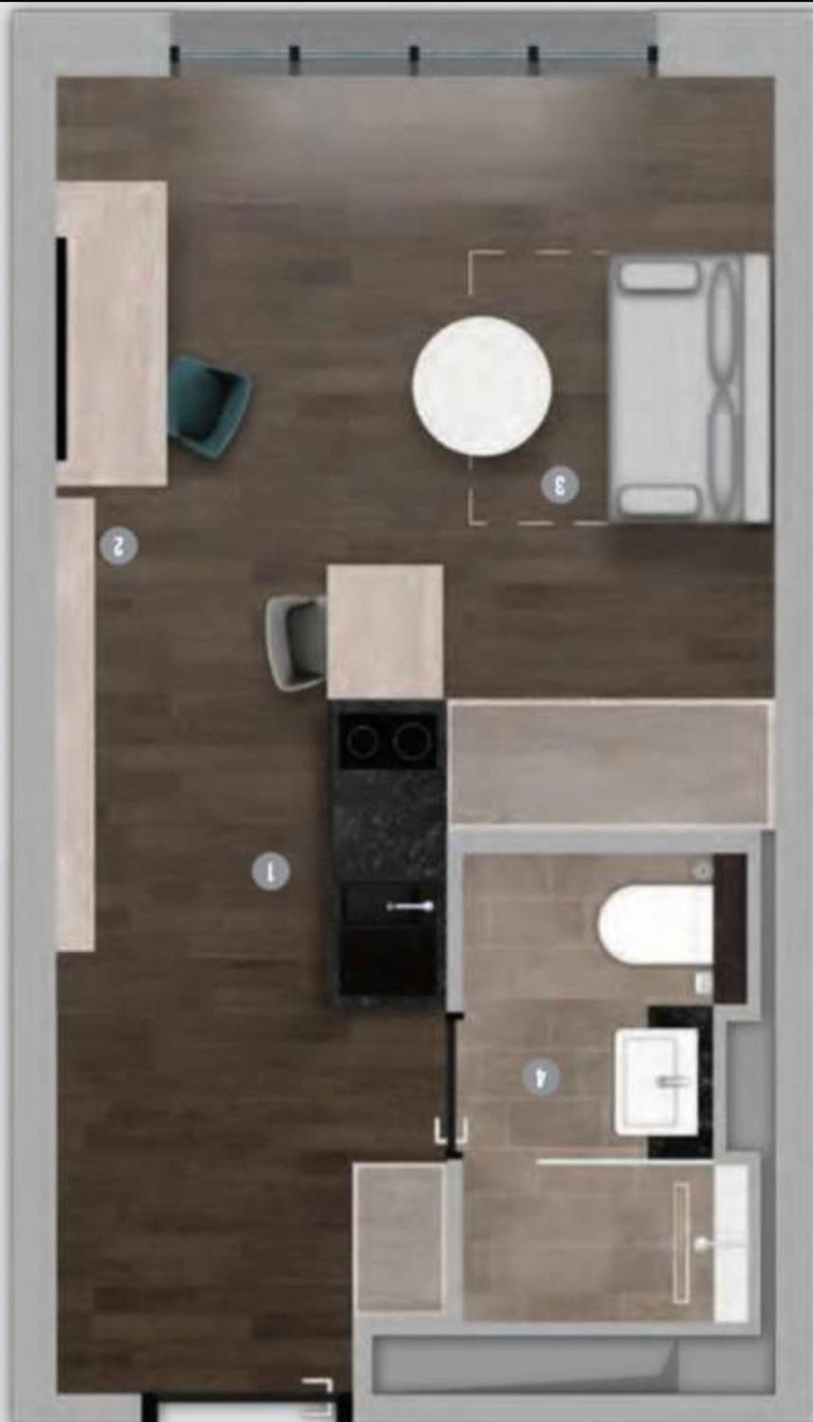 Studio Apartment Uber Den Wolken Берлин Экстерьер фото